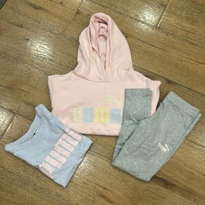 Puma Girls 3 Piece Set Size 7/8